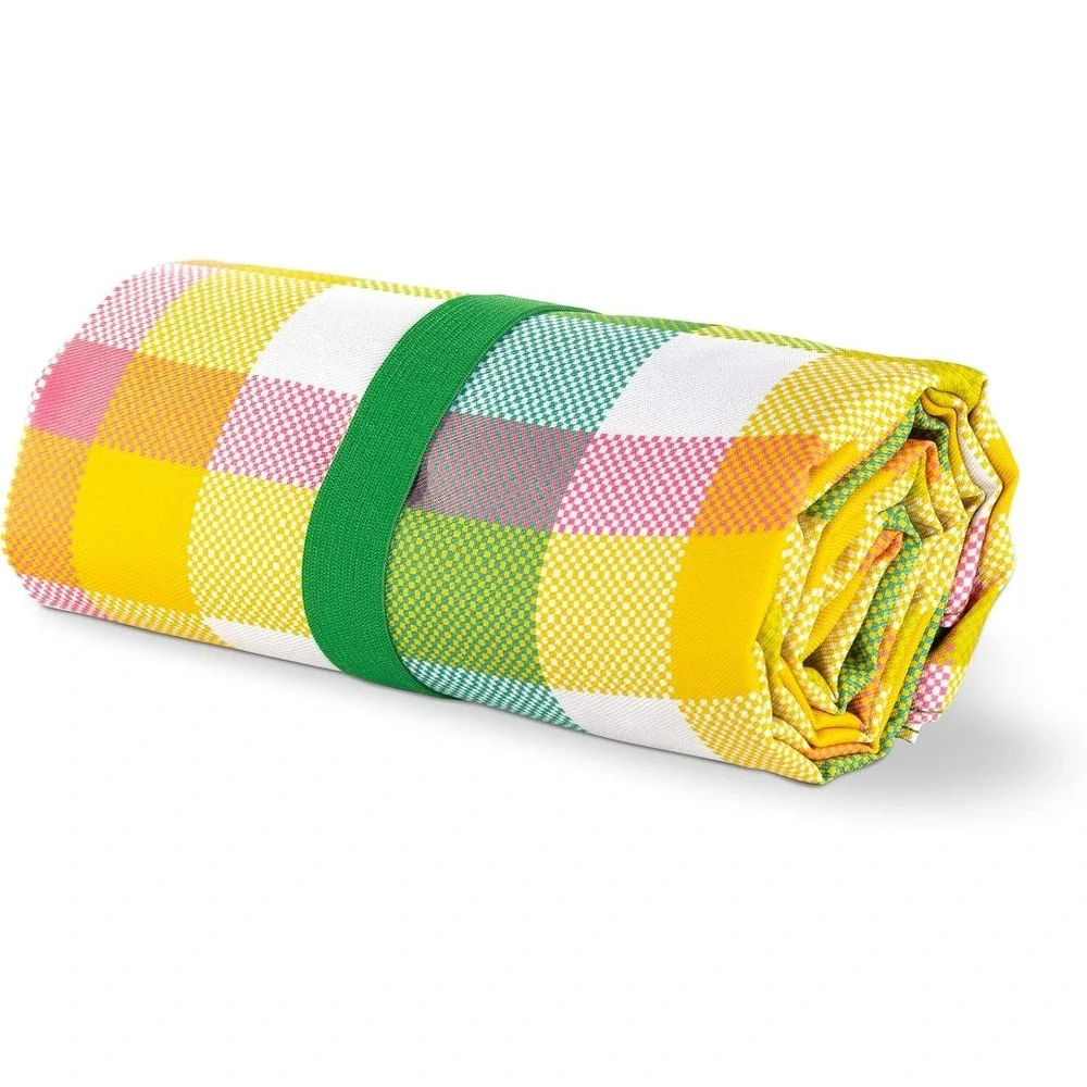 Kate Spade Garden Plaid Picnic Blanket Sheet 54